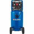 Global Industrial Portable Quiet Electric Air Compressor, 1.8 HP, 20 Gal, 5.0 CFM, Oil-Free 133754